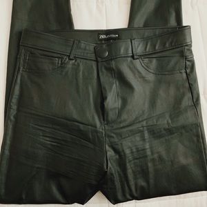 Zara leather pants